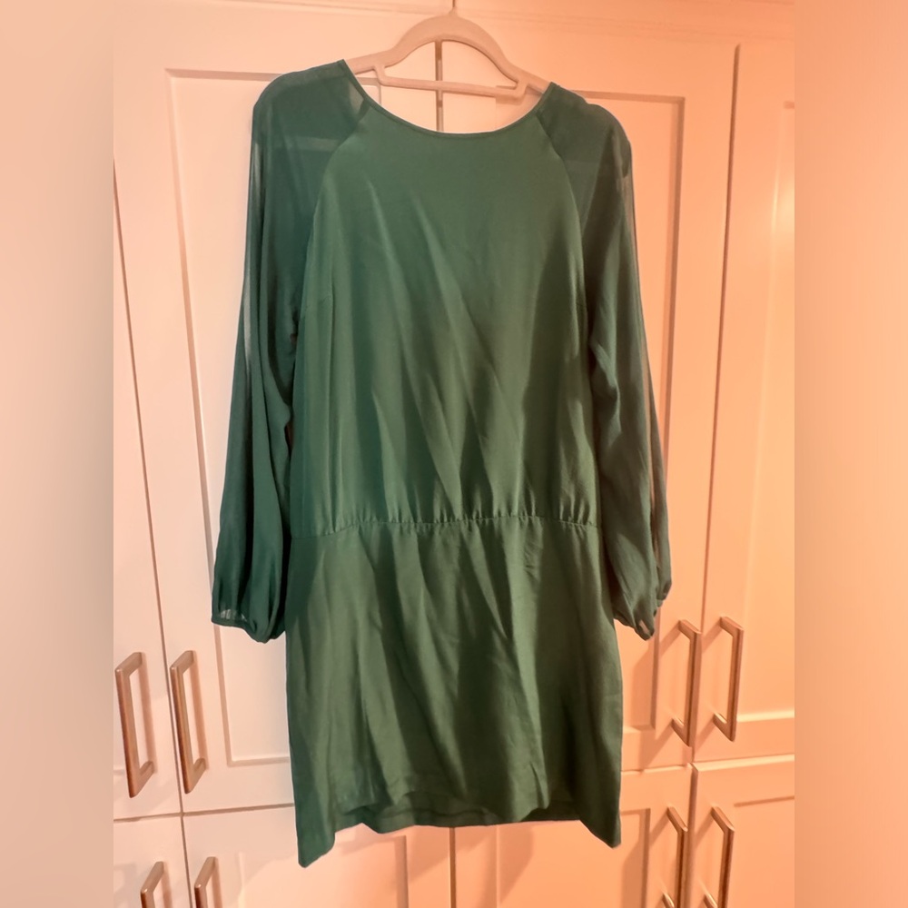 Green dress from Nicole Miller Atelier